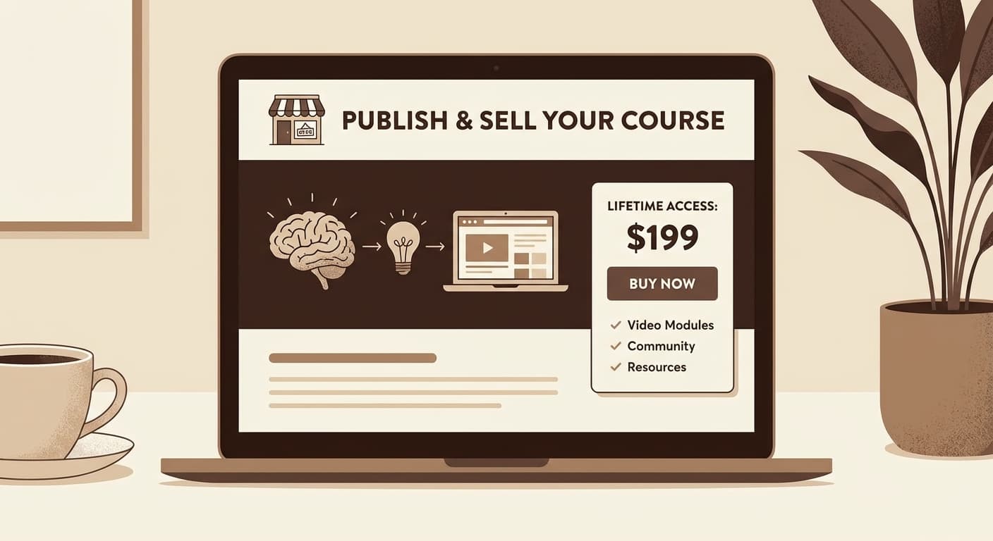 Publish and sell